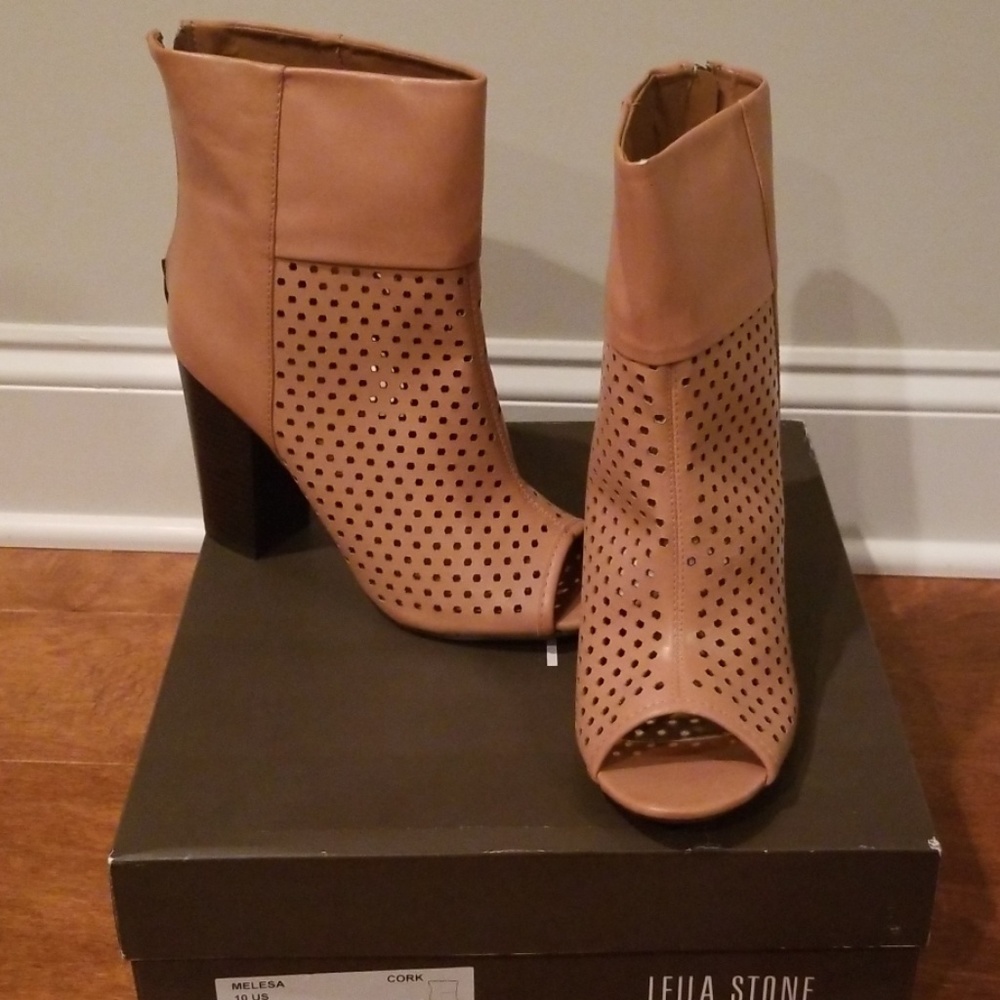 Tan Booties - Picture 2 of 4